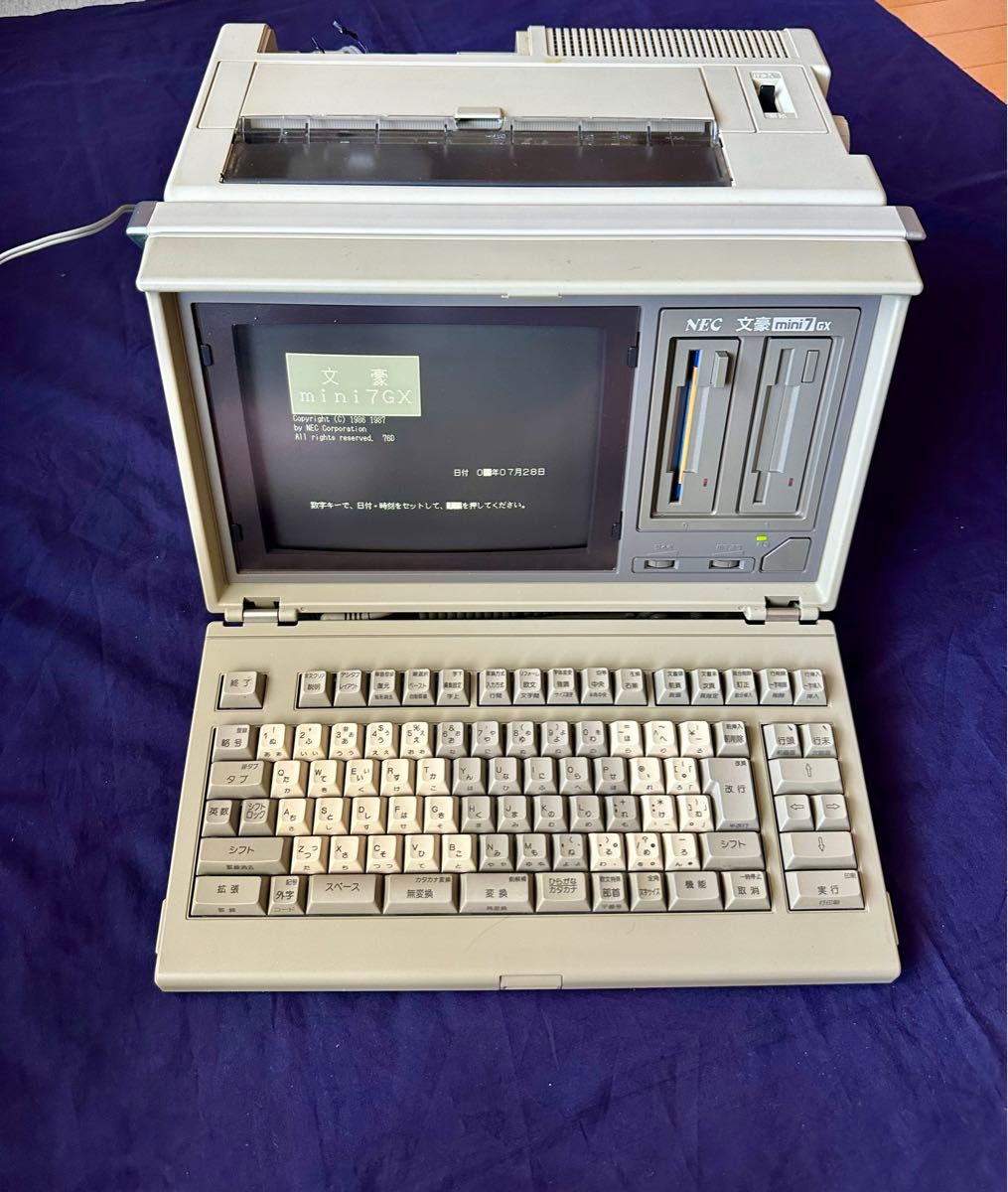 ワープロ NEC 文豪mini7GX【動作確認済】｜Yahoo!フリマ（旧PayPayフリマ）