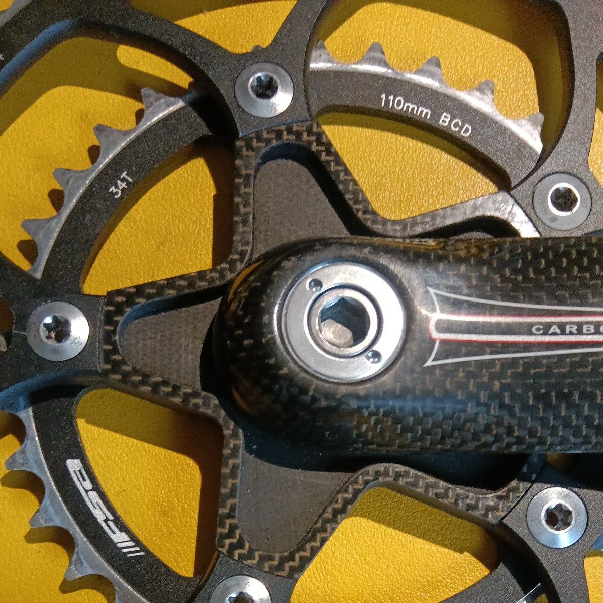 FSA カーボンプロ 50-34T 170mm オクタリンク嵌合クランク｜Yahoo
