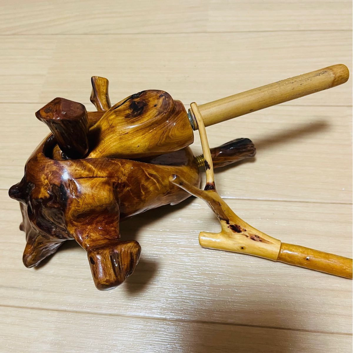 天然木万力 ヘラブナ釣り用万力 天然1点物｜Yahoo!フリマ（旧PayPay