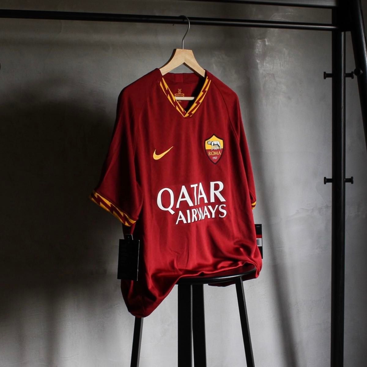 ASローマ 18/19ユニフォーム ホーム 正規品 デ・ロッシ 記念ユニ
