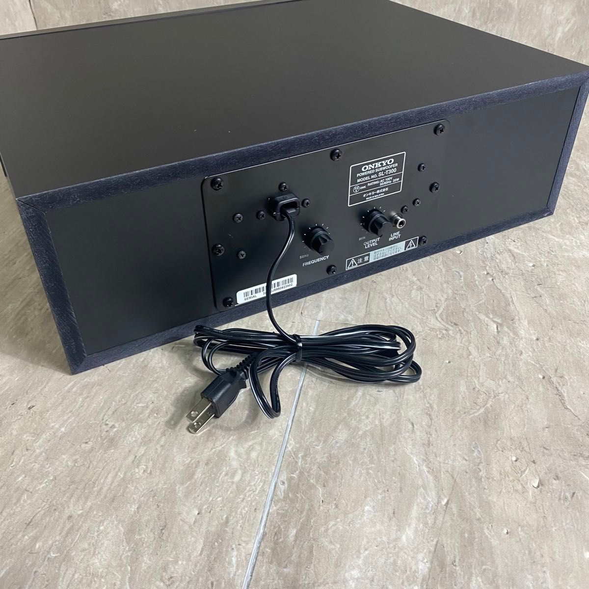 ONKYO SL-T300 サブウーファーシステム アンプ内蔵 ブラック｜Yahoo