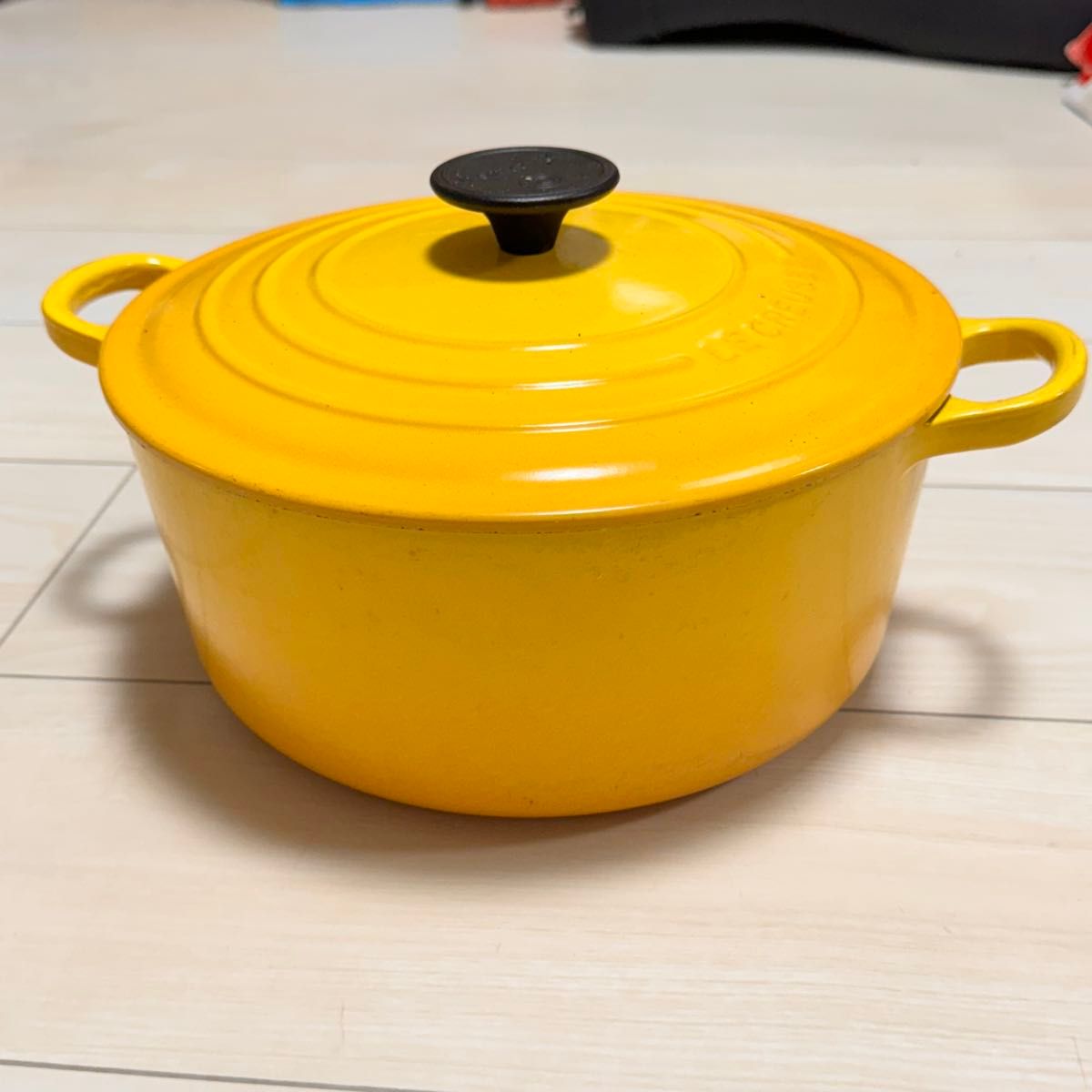 ル・クルーゼ 直径24㎝ イエロー CREUSET 両手鍋｜Yahoo!フリマ（旧