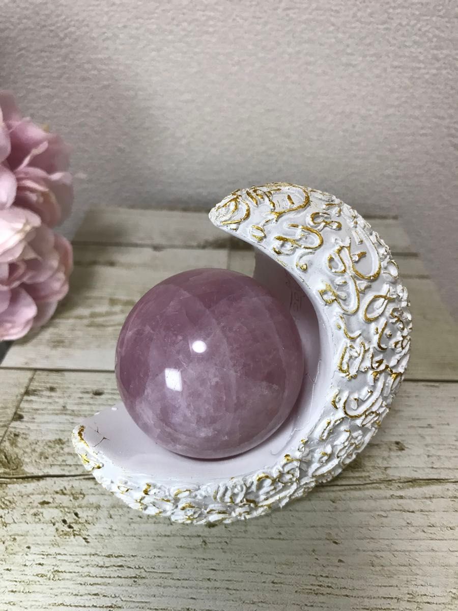 b2 ラスト1点 月 天然石 スフィア 台座 オシャレ おしゃれ インテリア