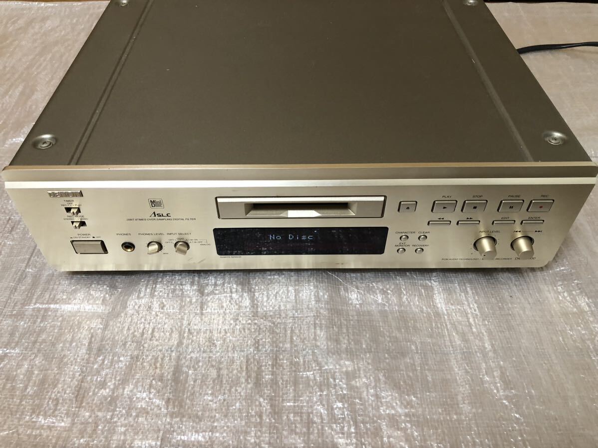 Yahoo!オークション - 通電確認済み DENON デノン DMD-1000 MDデッキ