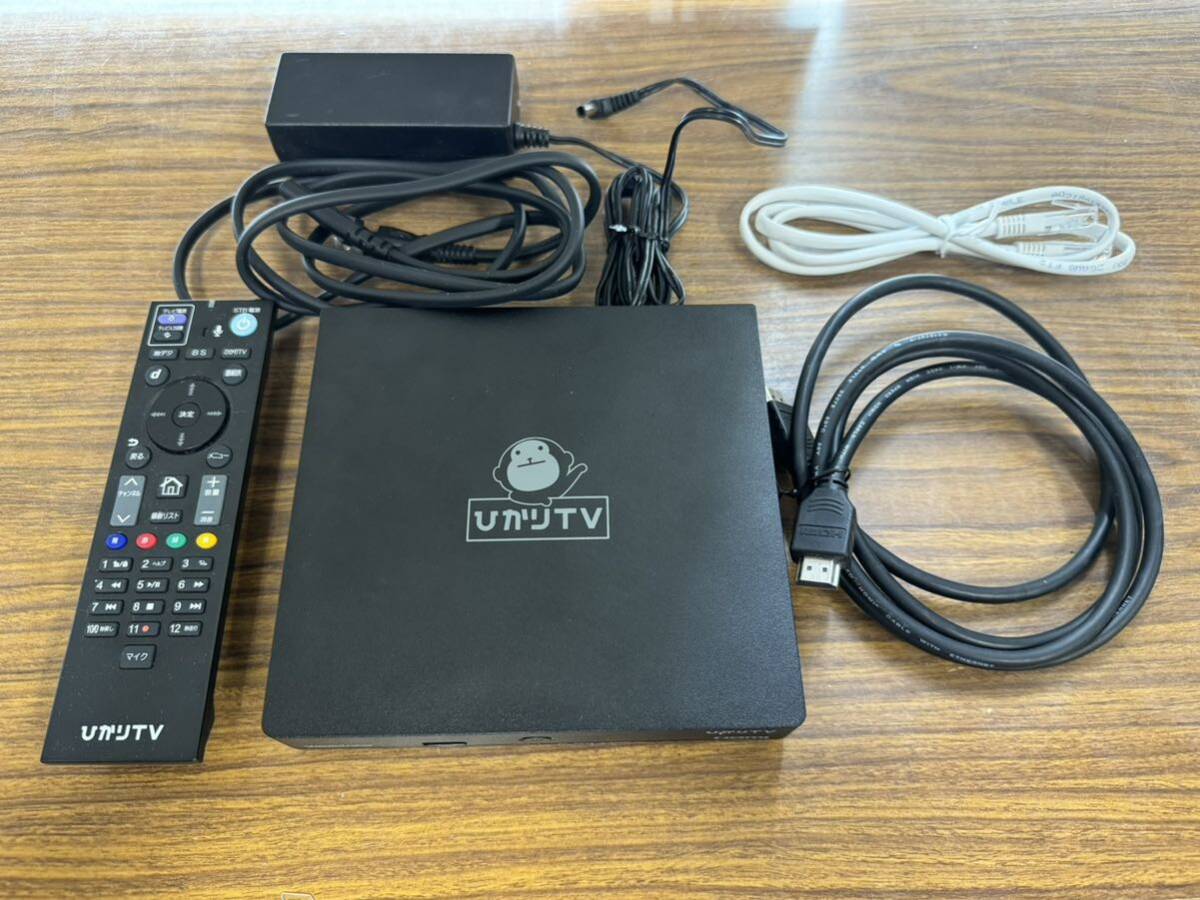 ひかりTV Smart ST-3400 4K対応トリプルチューナー リモコン HDMI