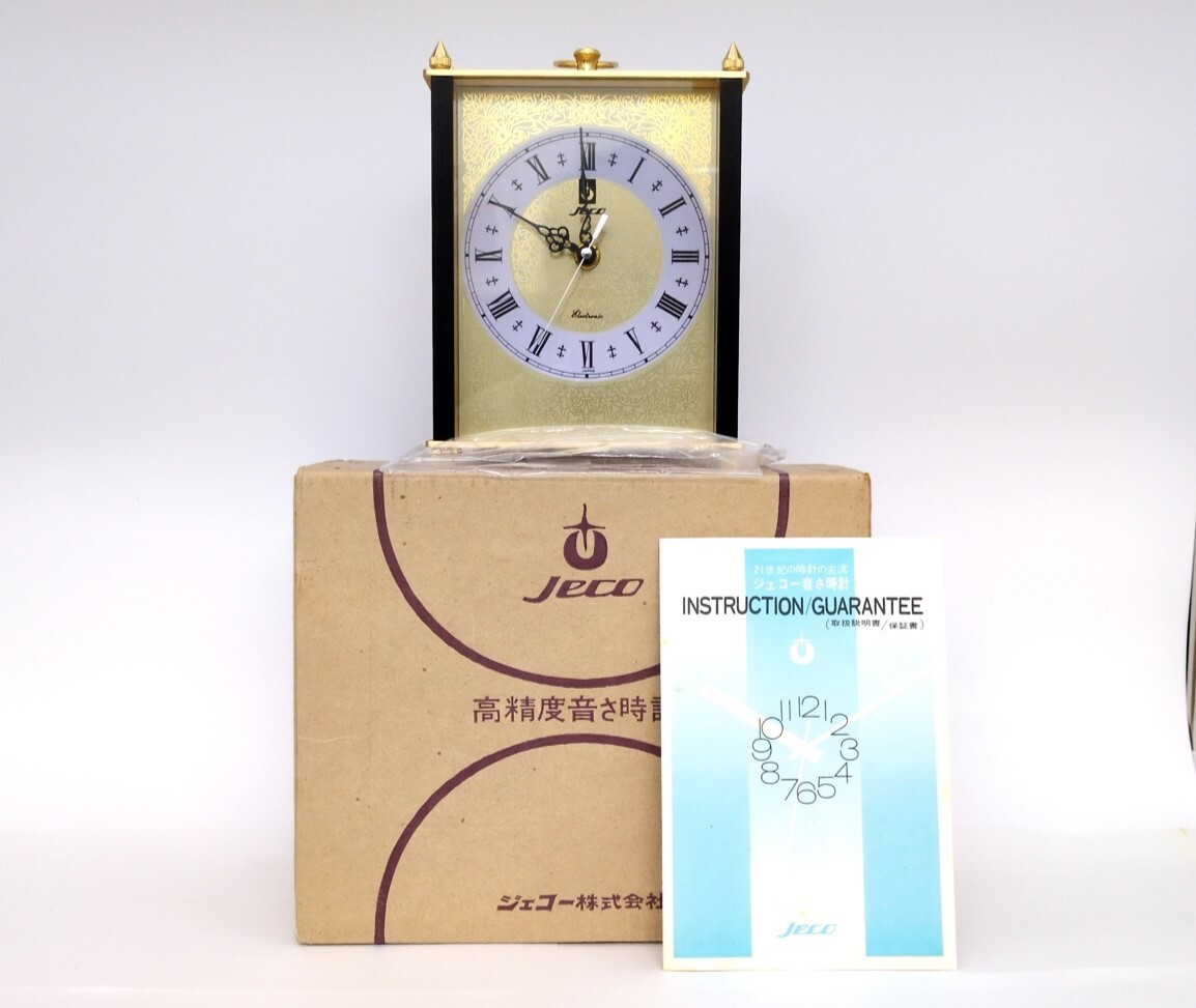 Yahoo!オークション - 【未使用品】 置き時計 ジェコー 高精度音叉時計