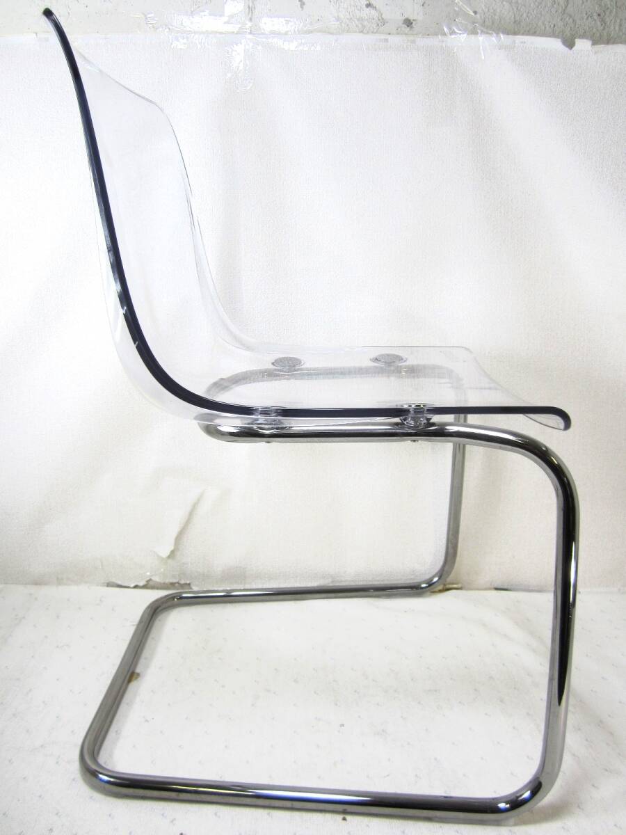 IKEA イケア TOBIAS トービアス クリア チェア コの字 透明 椅子