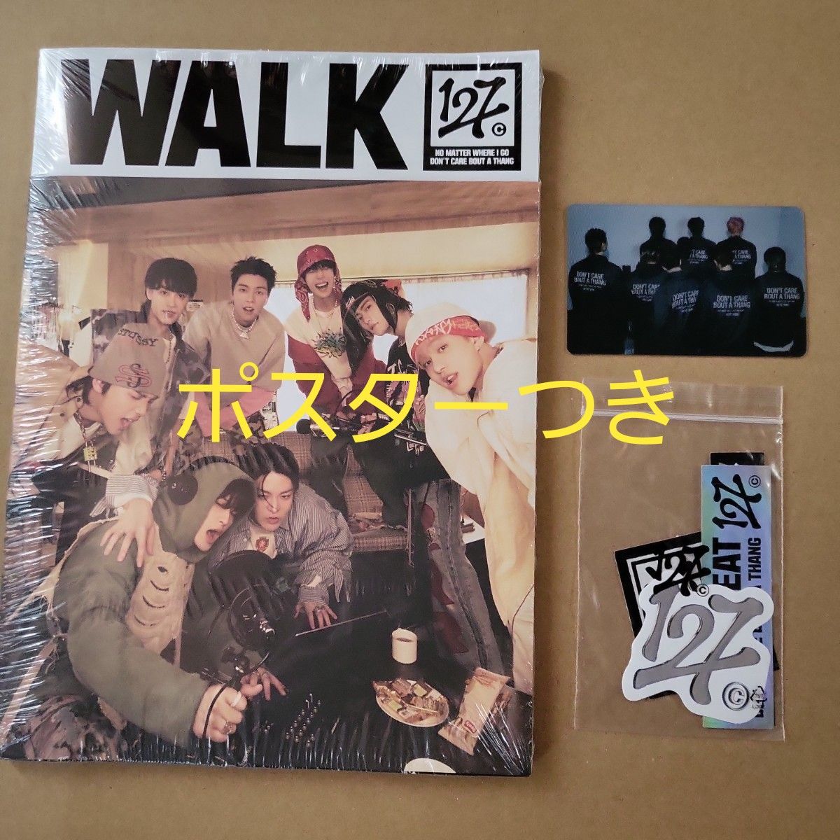 NCT 127 WALK 3形態セット レンチキュラートレカ ポスター ステッカー