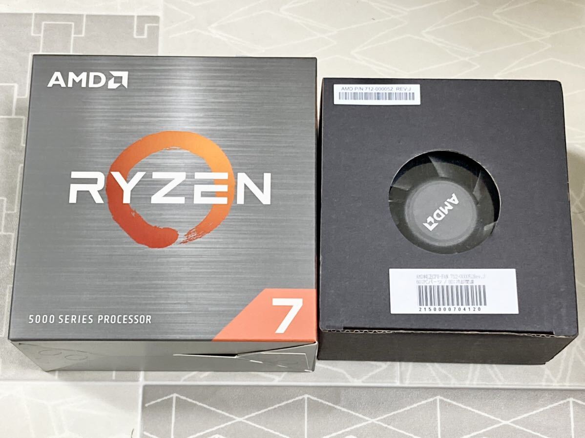 AMD Ryzen 7 5700X BOX 純正CPUクーラー リテールクーラー Wraith