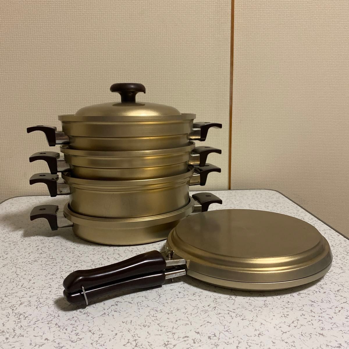 最高級しばのキッチン ゴールドNEO無水鍋6点セット鍋セット 無水鍋