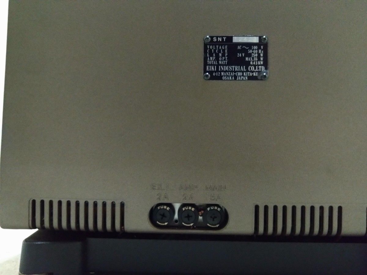 値引対応可 動作確認 ソフトケース EIKI 映写機 エイキ snt-3 16mm