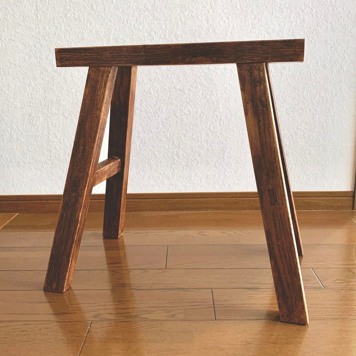 無印良品 MUJI 木製ベンチ 小 オーク材 無垢 / 椅子 スツール チェア