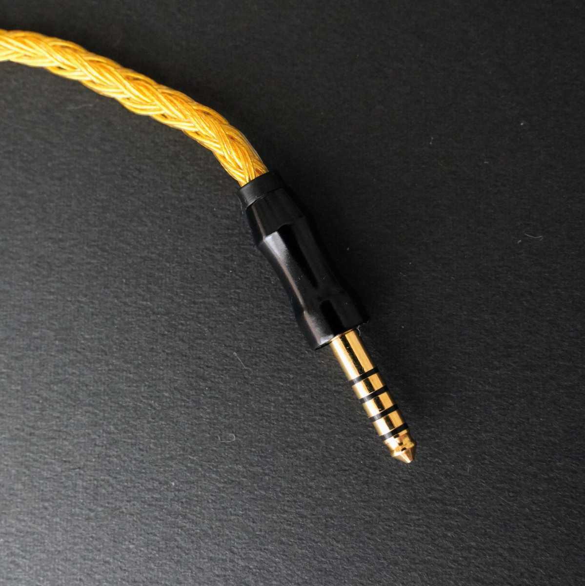 Yahoo!オークション - 超希少 16芯 金メッキリケーブル C IEM 0.78mm 2