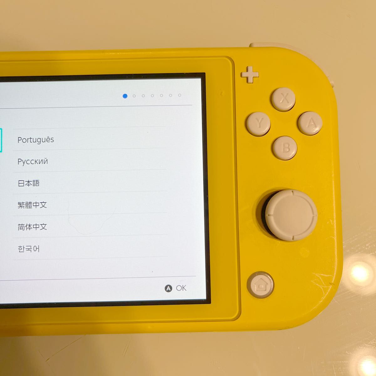 本体のみ・ジャンク品】初期化済み Nintendo Switch Lite イエロー