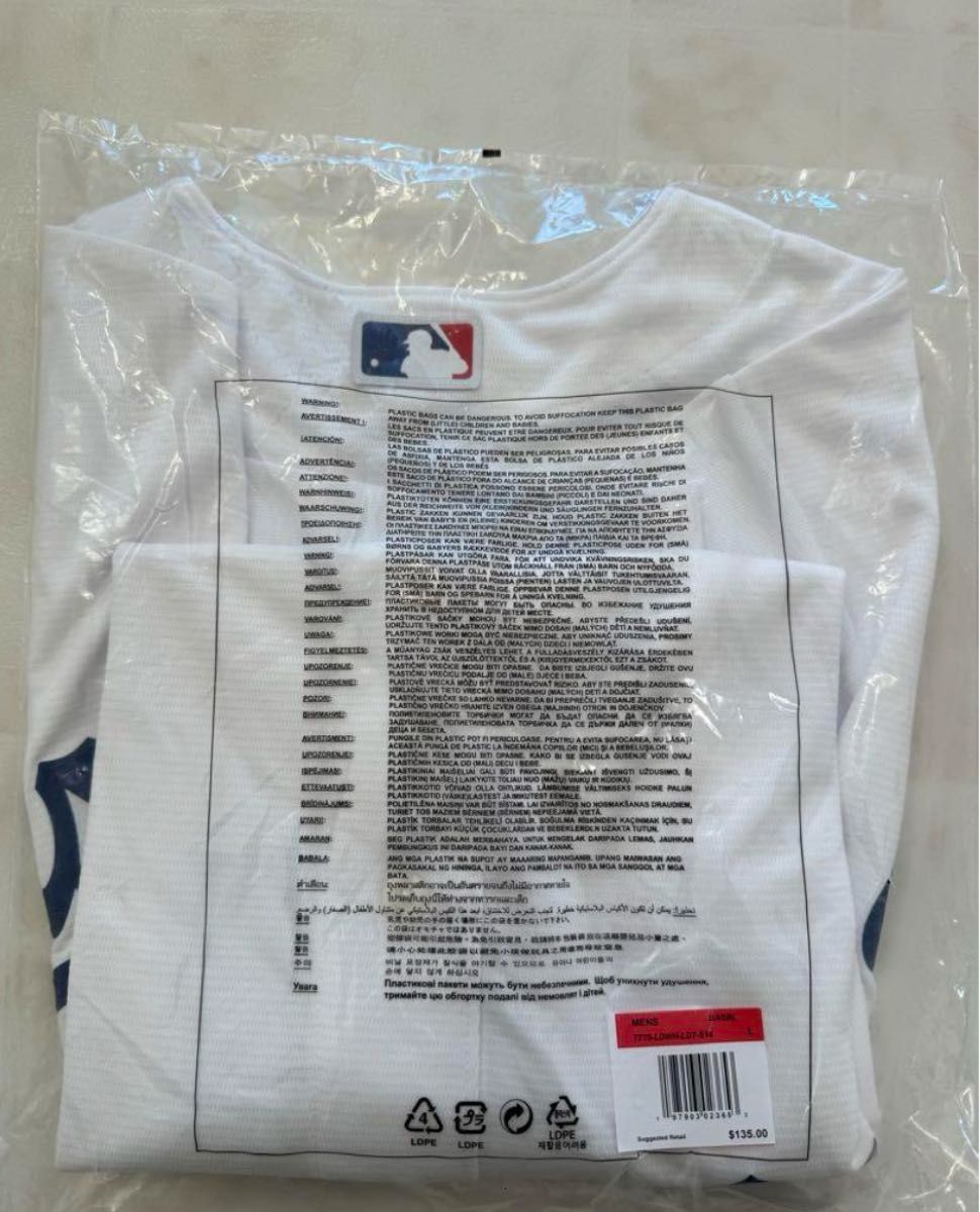 大谷翔平 レプリカユニフォーム ドジャース 新品未開封 正規品 Lサイズ
