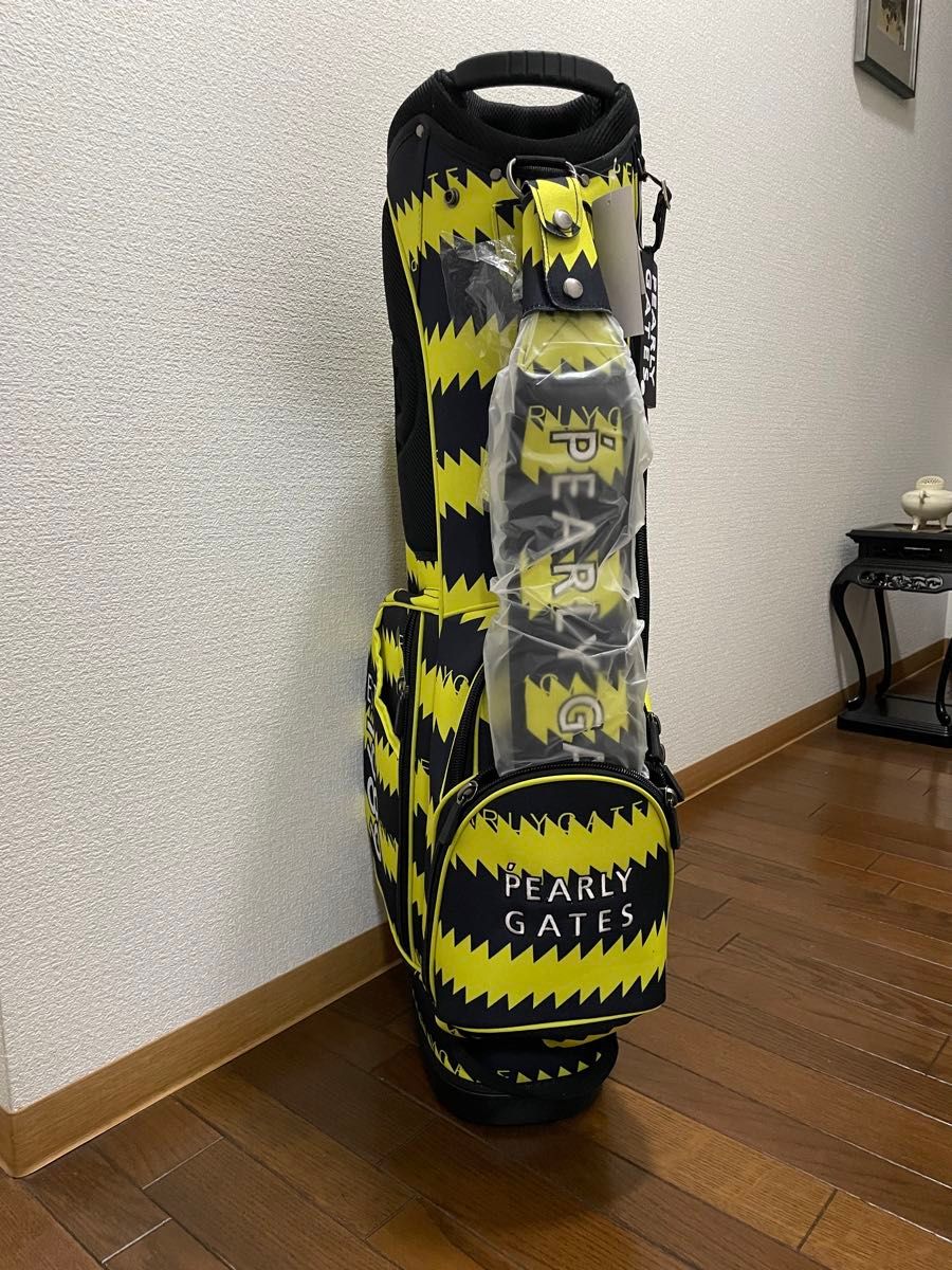 PEARLY GATES(パーリーゲイツ) ギザギザボーダー柄 スタンドタイプ