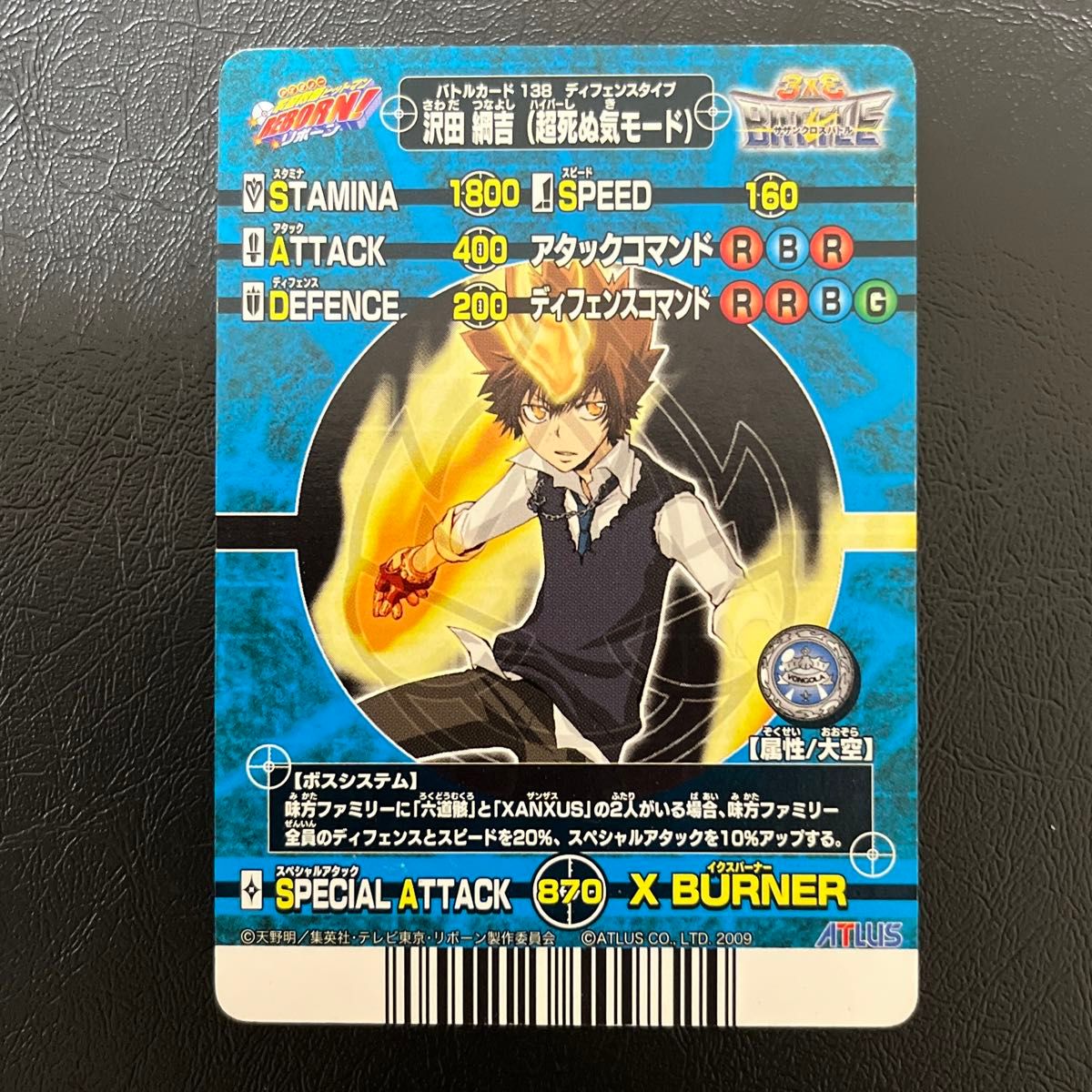 家庭教師ヒットマンREBORN サザンクロスバトル 沢田綱吉 青背景｜Yahoo