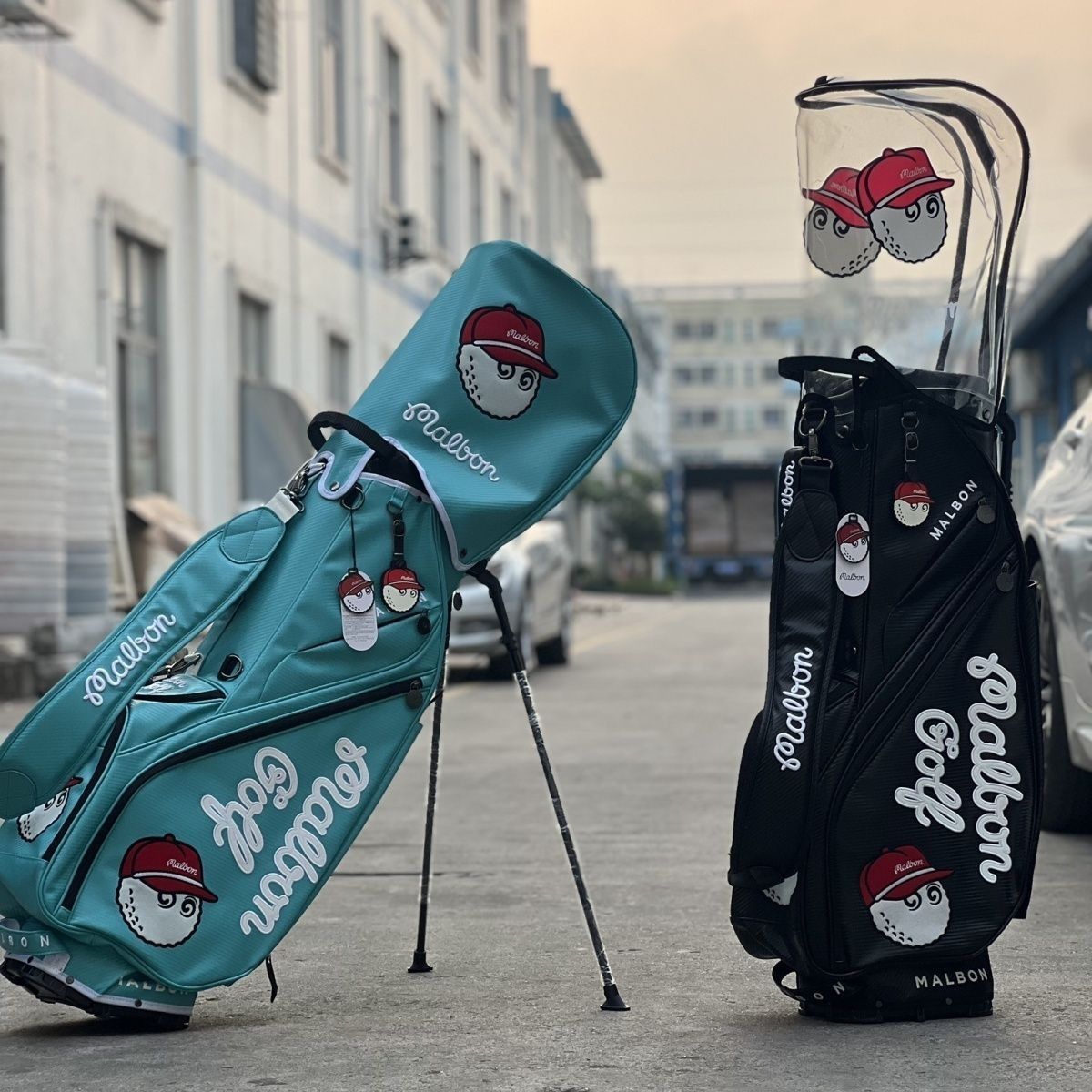 マルボンゴルフ malbon golf キャディバッグ キャディーバックスタンド