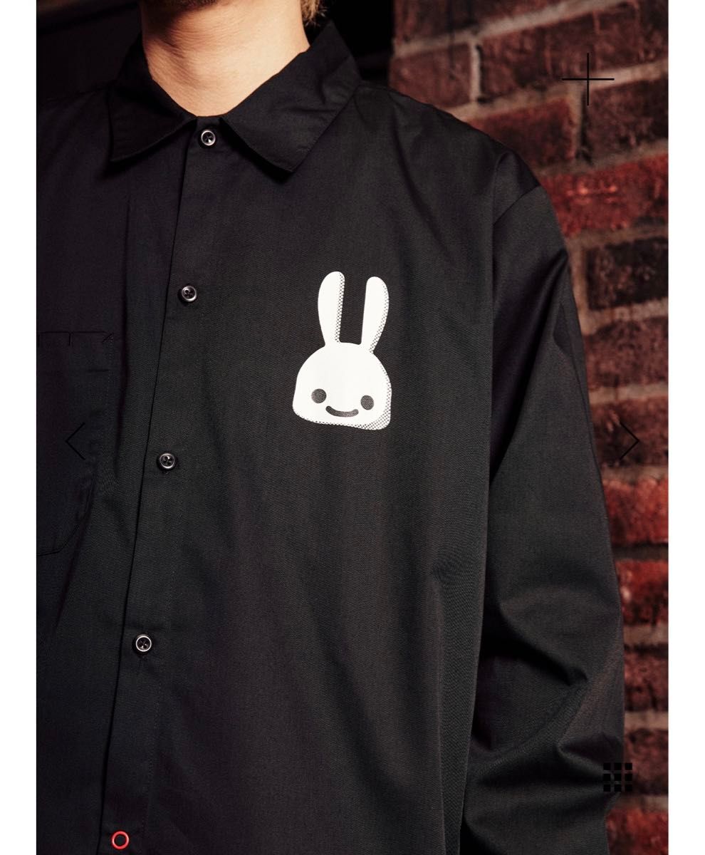 新品未使用 cune キューン ロングスリーブワークシャツ バイクと女の子