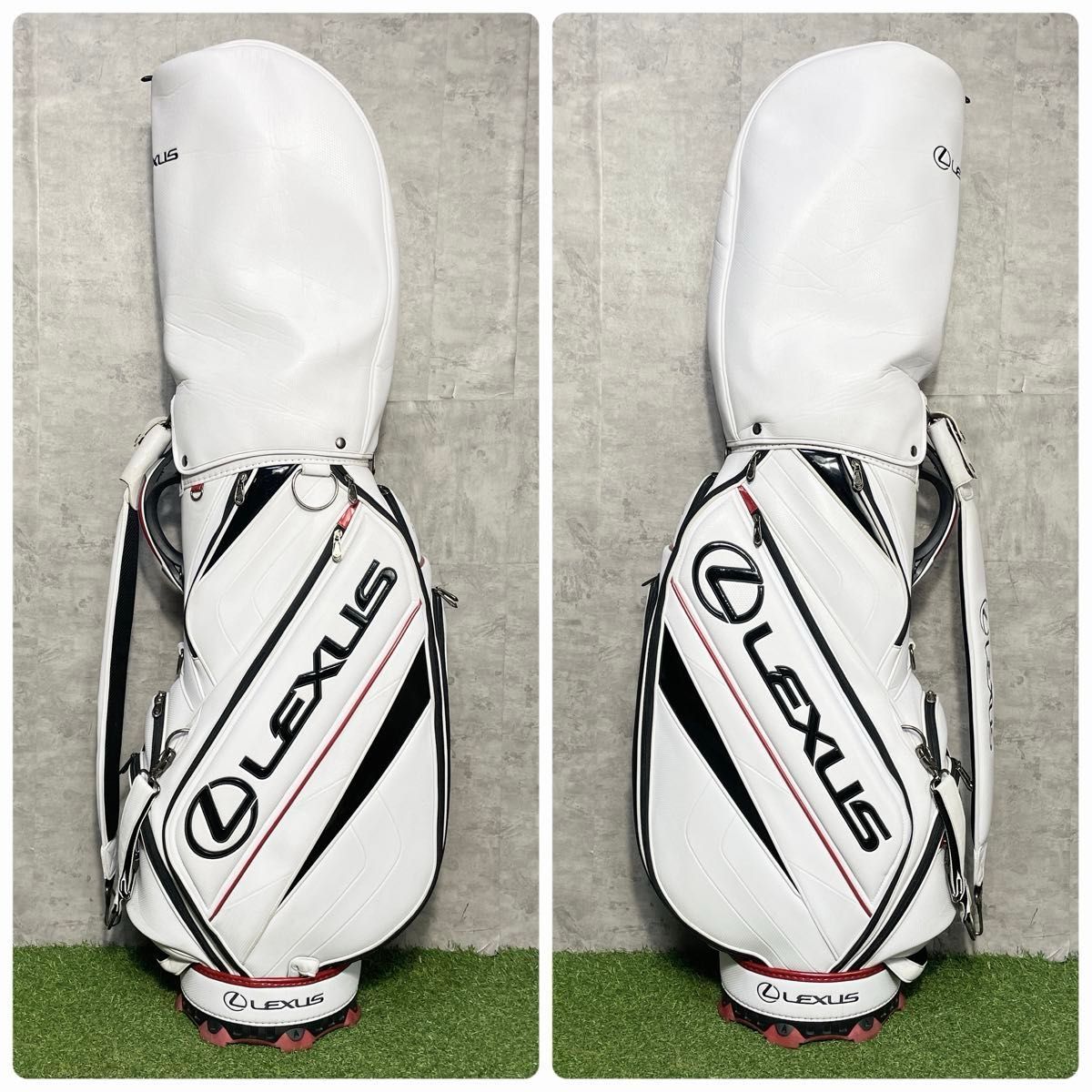 希少】LEXUS レクサス キャディバッグ 3点 ホワイト 非売品 入手困難品