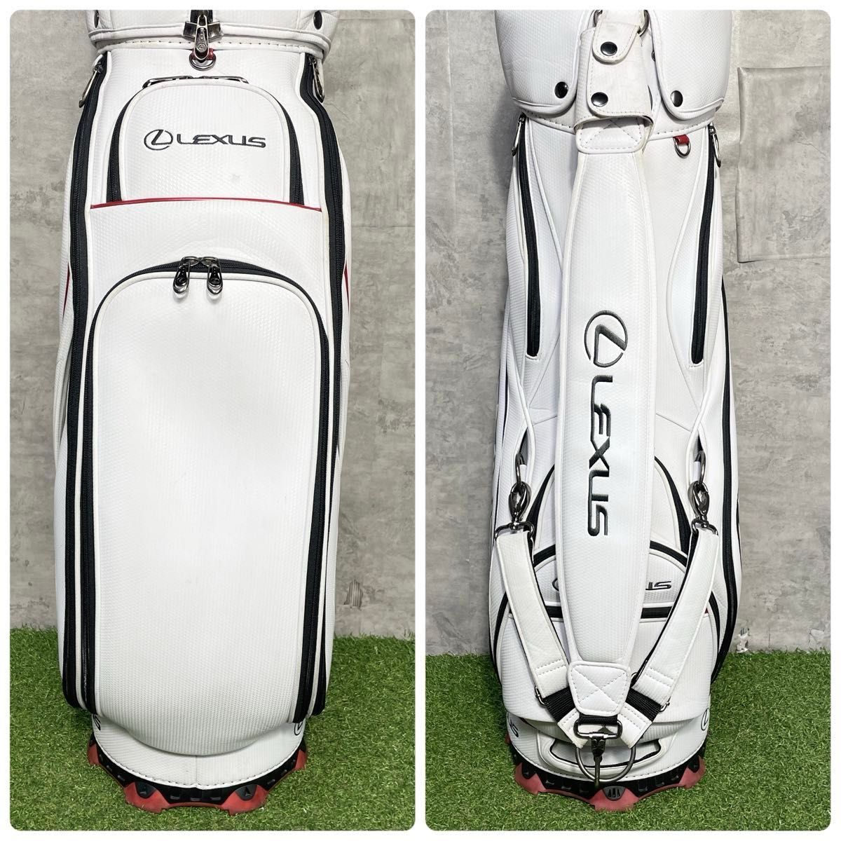 希少】LEXUS レクサス キャディバッグ 3点 ホワイト 非売品 入手困難品