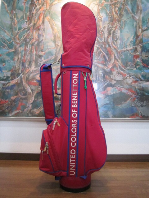 細身 キャディ ゴルフバッグ ベネトン BENETTON UNITED COLORS OF