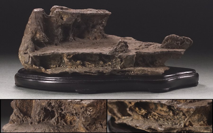 京の銘石加茂七石『賎機糸掛石』(溜まり石)