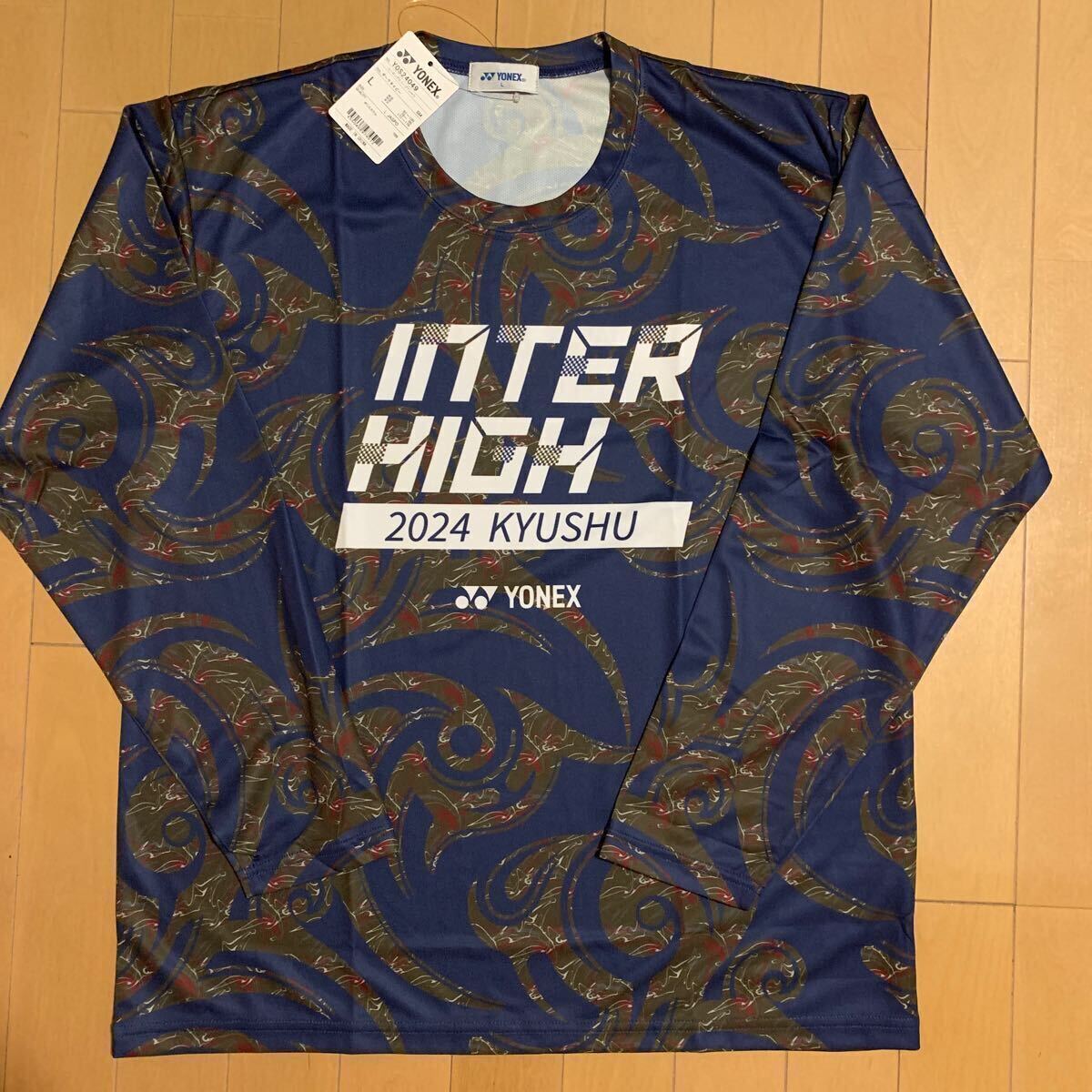 Lサイズ 2024ヨネックスインターハイロングTシャツソフトテニス