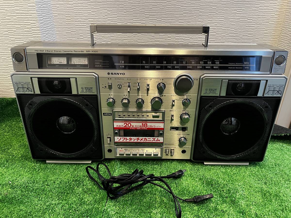 Yahoo!オークション - SANYO サンヨー 大型ラジカセ MR-X920 カセット