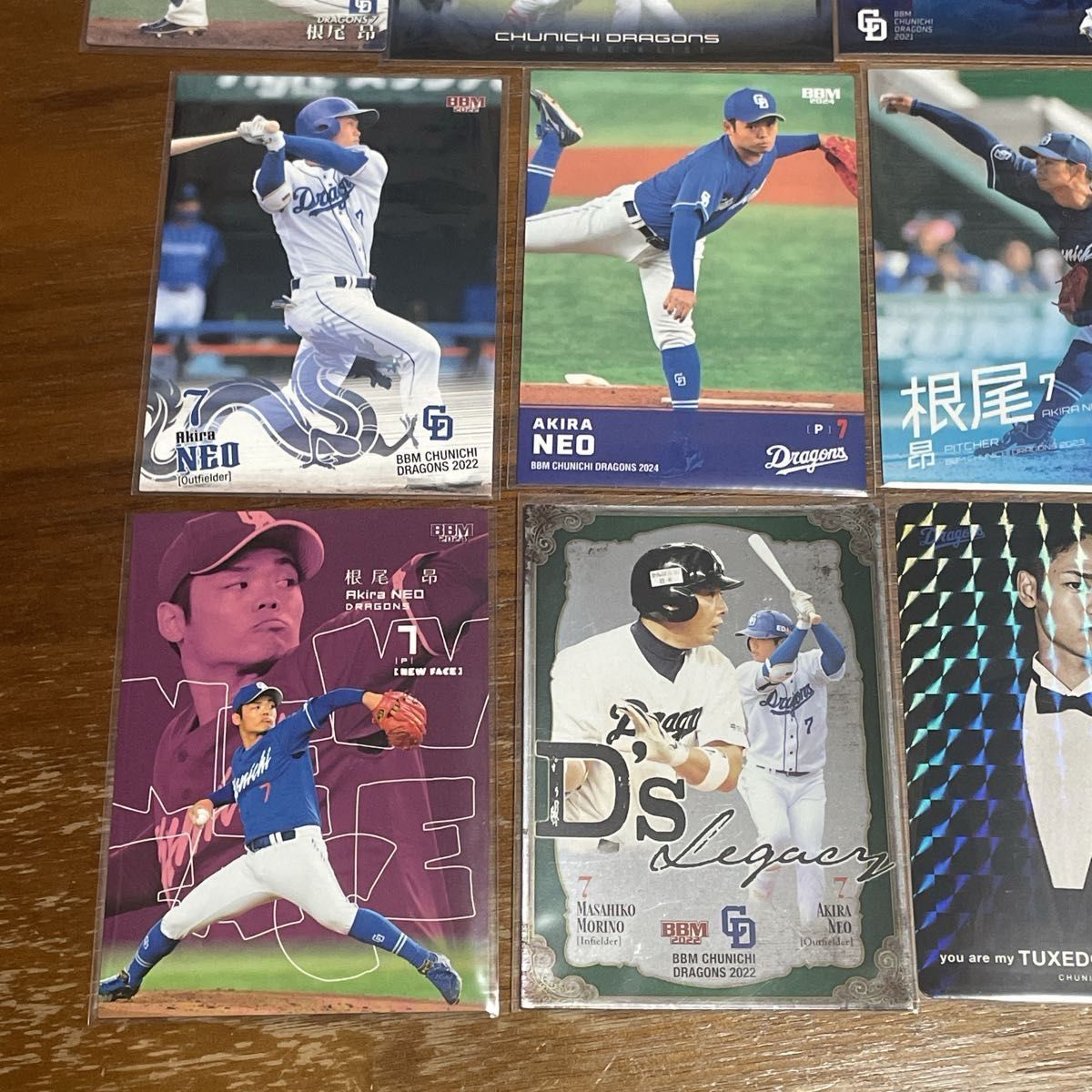 根尾昂 直筆サインカード 40枚限定 BBM プロ野球チップス 中日