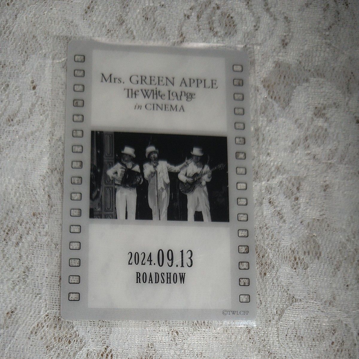 Mrs GREEN APPLE The White Lounge 特典クリアカード クリアファイル