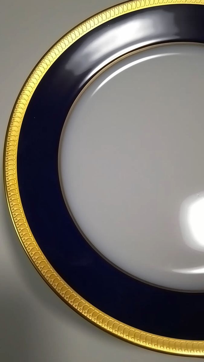 大倉陶園 瑠璃片葉金蝕 23cm フィッシュ皿5枚セット｜Yahoo!フリマ（旧