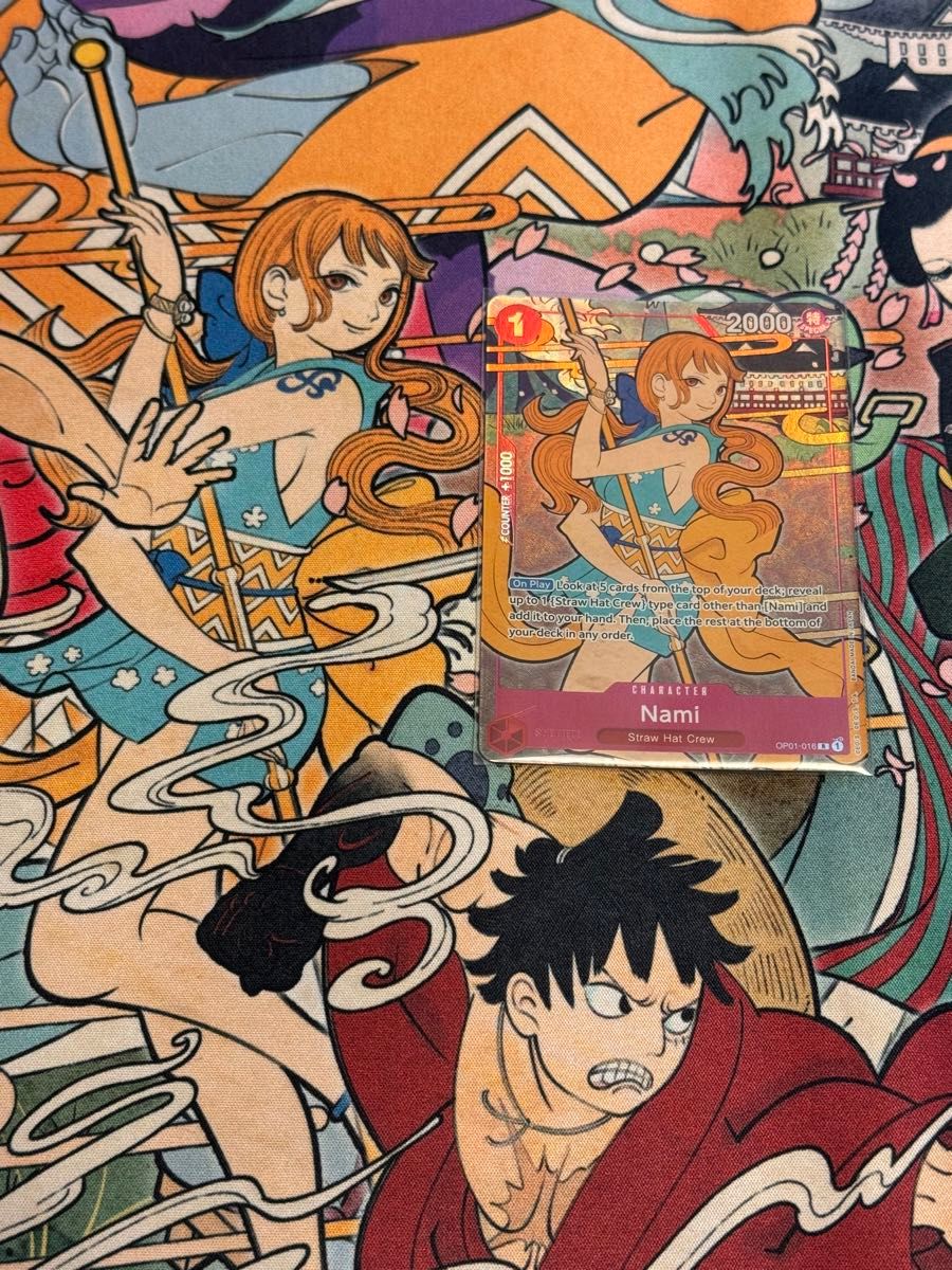 ワンピースカード 英語版 1周年 限定 ナミ おナミ 浮世絵｜Yahoo