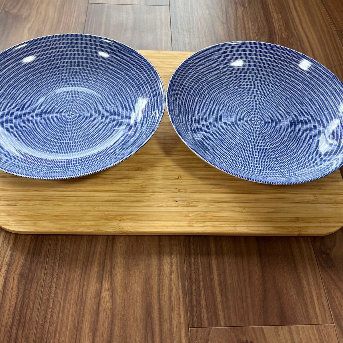 旧ロゴ 未使用 ARABIA アラビア 24h Avec アベック ブルー24cm パスタ