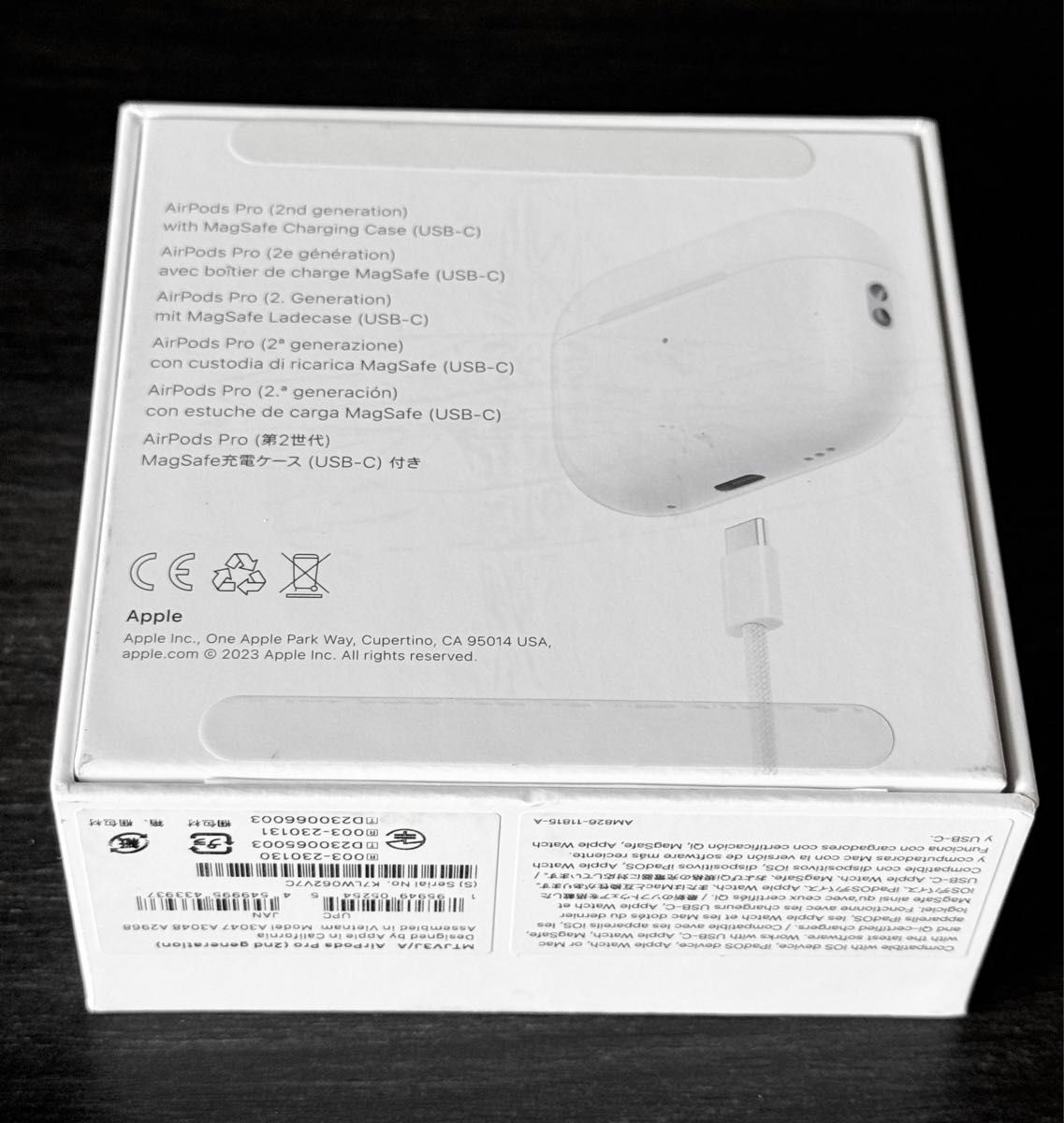 Apple保証付き 極美品 AirPods Pro 第2世代 USB-C MTJV3J/A｜Yahoo