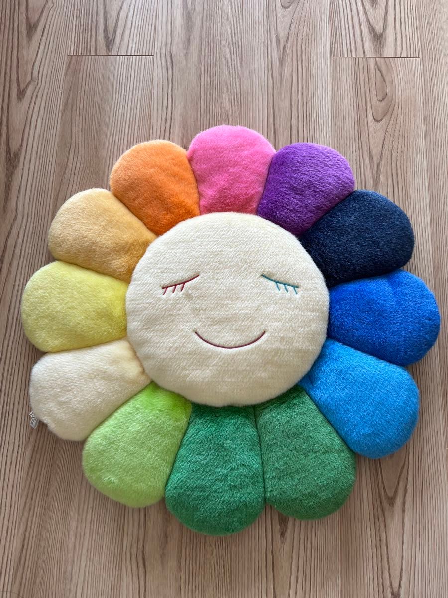 カイカイキキ 60センチクッション 村上隆 kaikaikiki レインボー