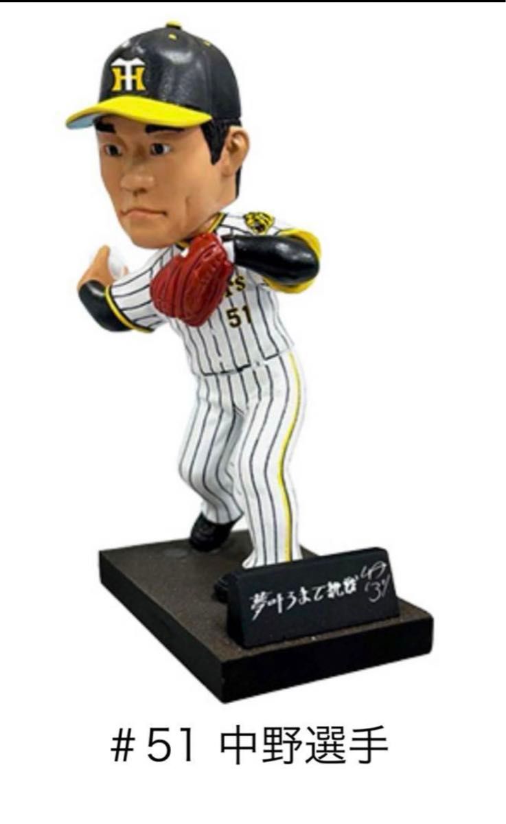 阪神タイガース 2024ボブルヘッドフィギュア 中野拓夢選手｜Yahoo