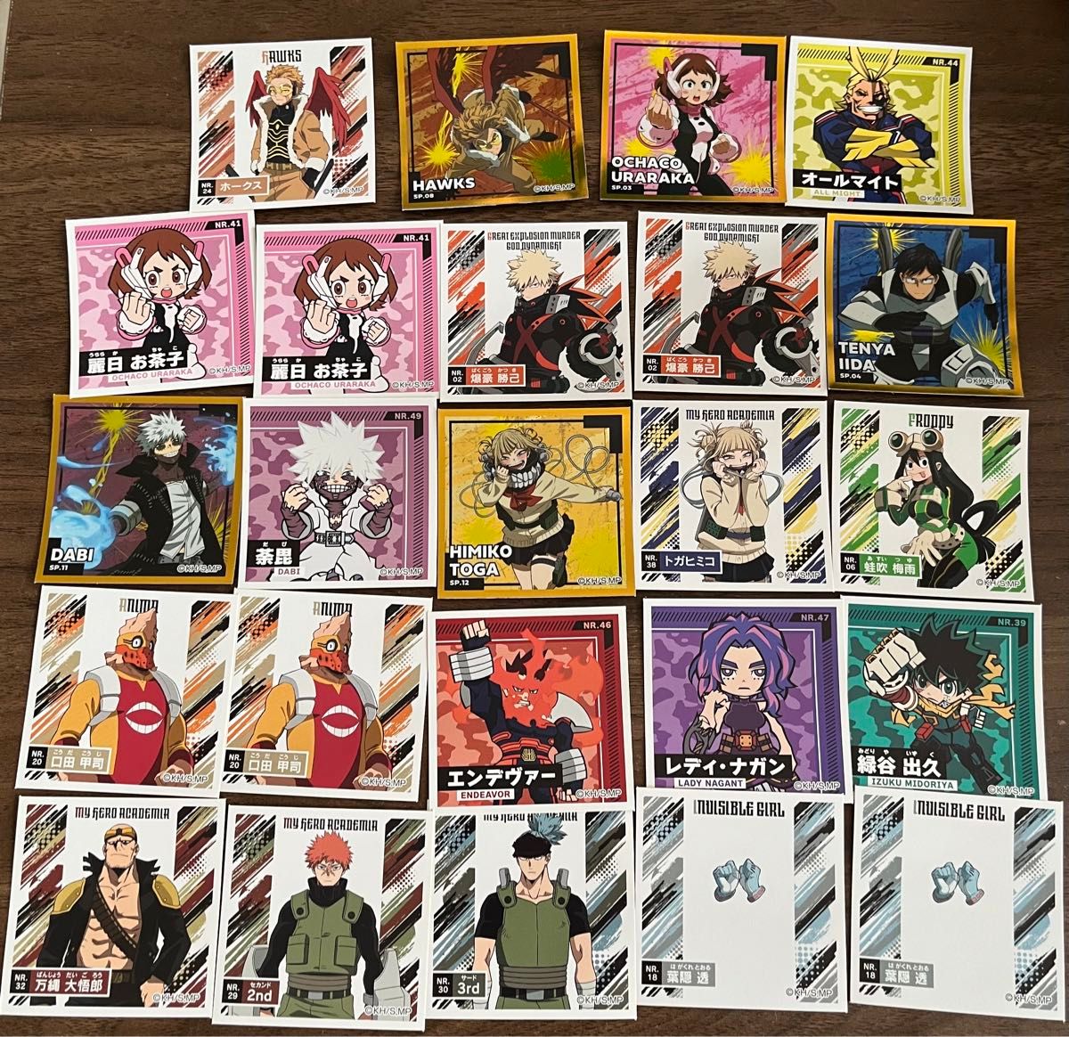 バラ売り⭕️シール烈伝 僕のヒーローアカデミア計159枚 バラ売り⭕️