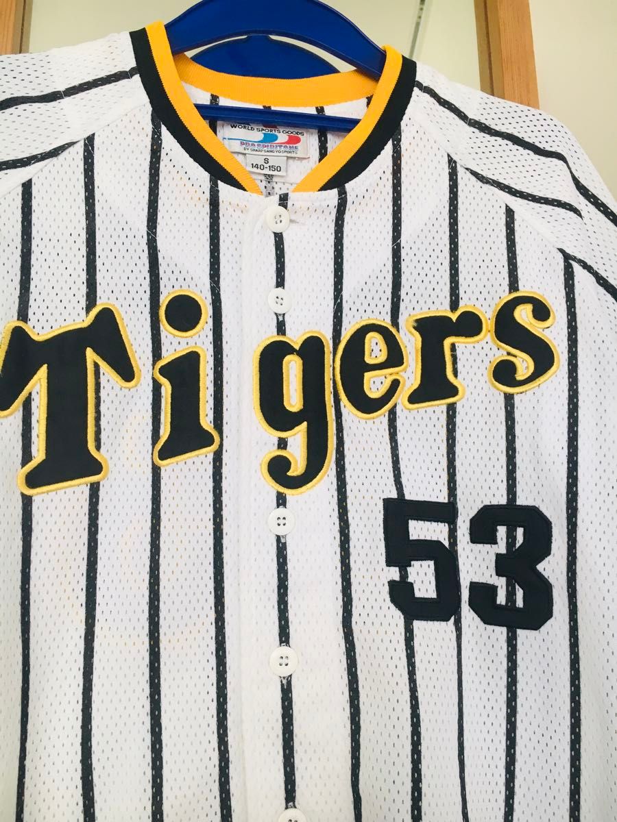 阪神タイガース 赤星憲広選手 ユニフォーム 2005優勝ワッペン サイズS