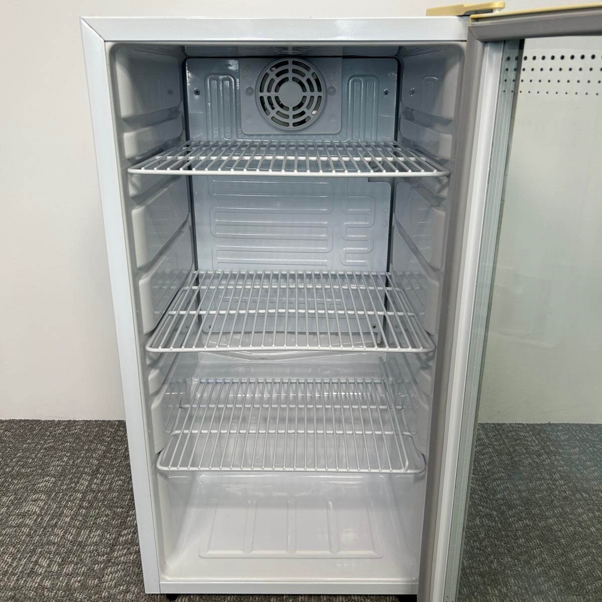 87業務用 冷蔵ショーケース オフィスコンビニ XW-105 左右開き 小型