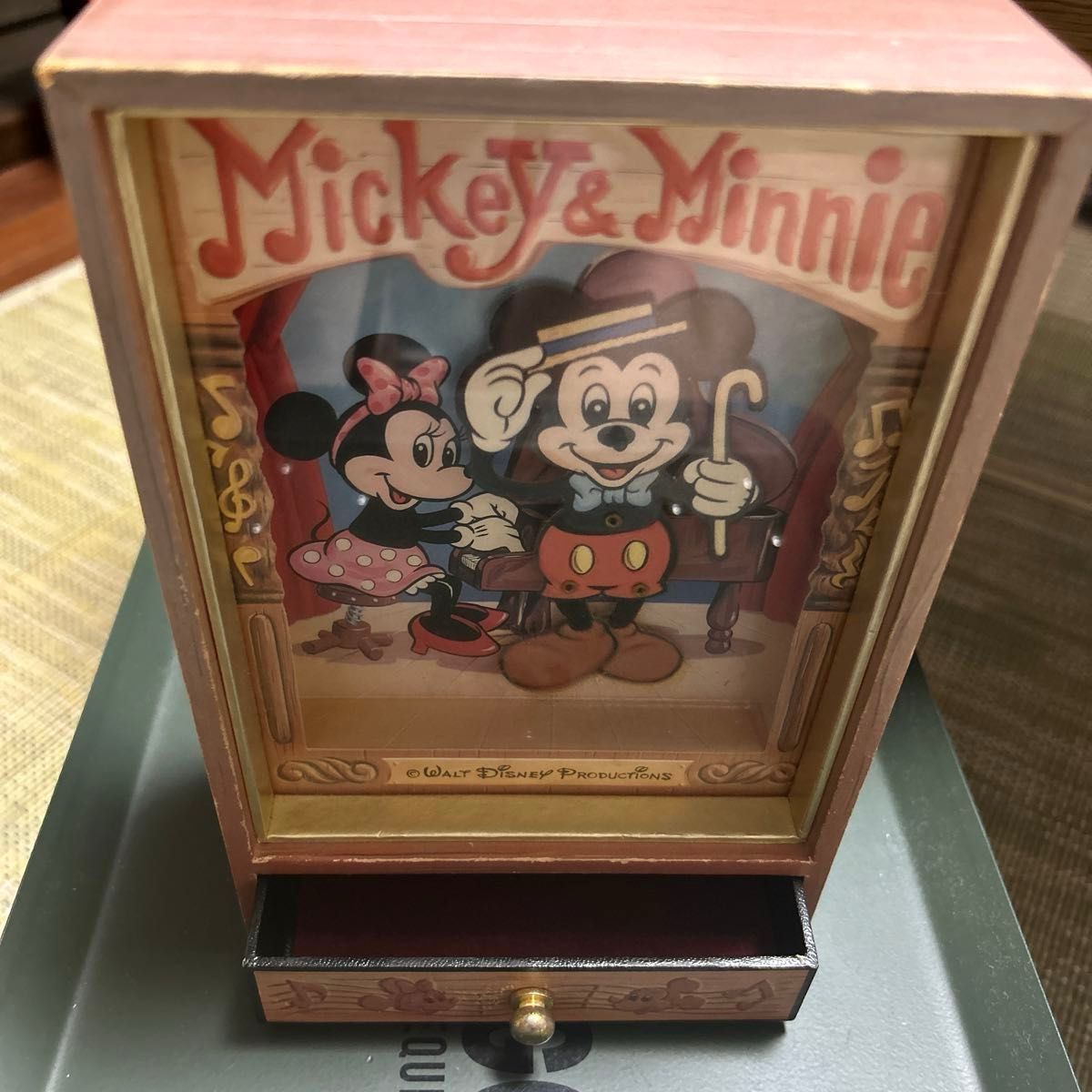 オルゴール・ディズニー・ミッキー ミッキーマウスマーチ 昭和レトロ