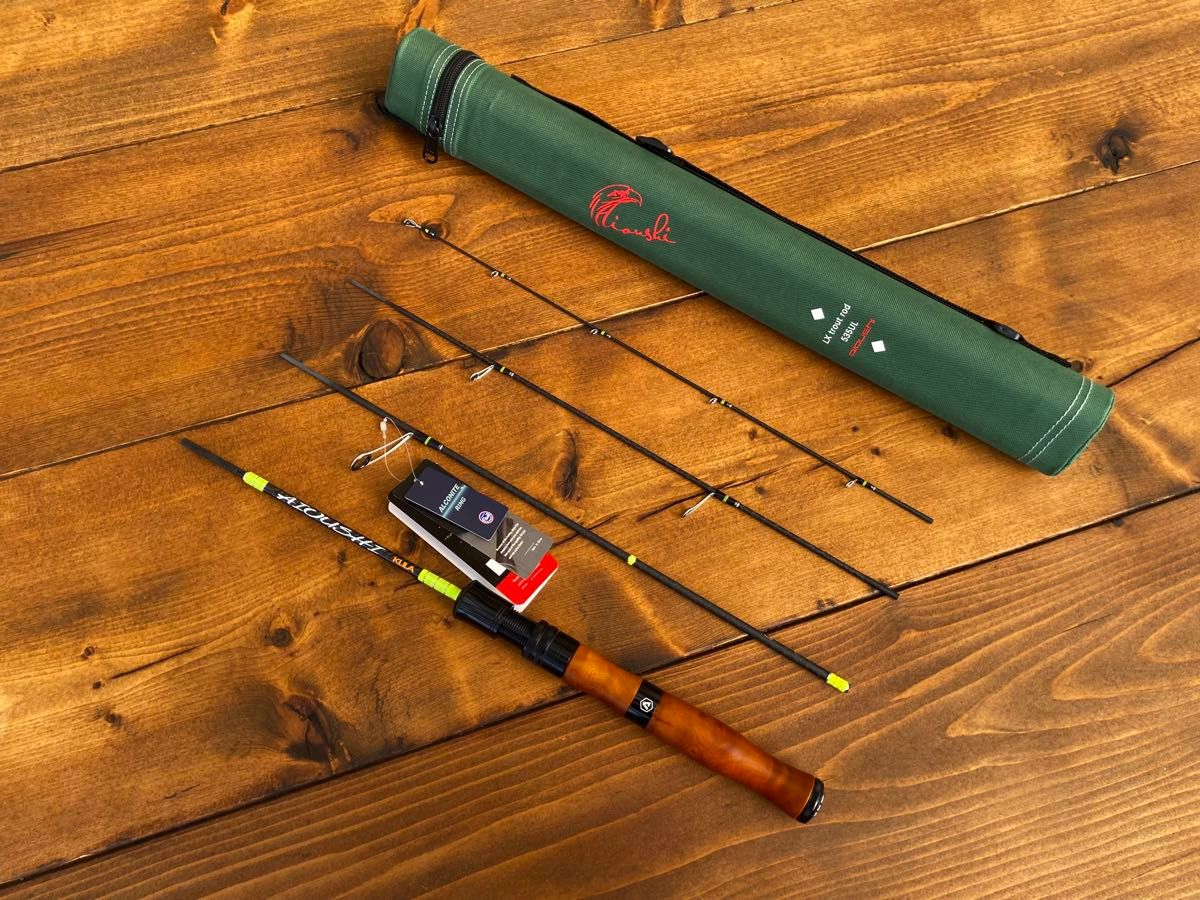 トラウトロッド ウッドグリップ フェルールロッド 5ft2inch 山女魚