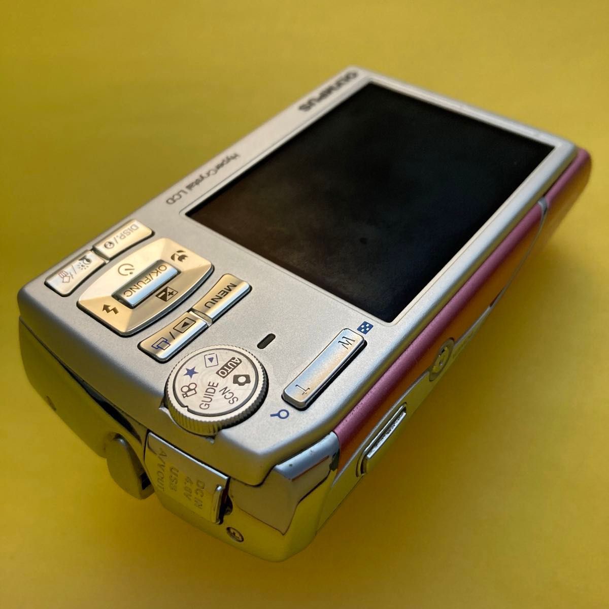 光学7倍ズーム OLYMPUS μ1020 ローズピンク 平成20年製CCDコンデジ