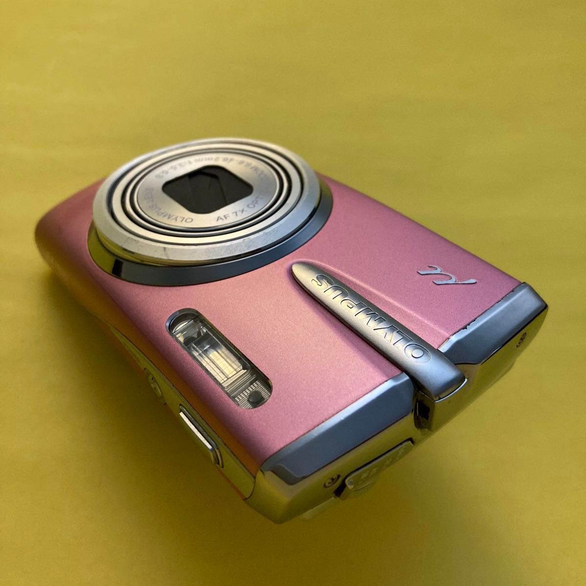光学7倍ズーム OLYMPUS μ1020 ローズピンク 平成20年製CCDコンデジ