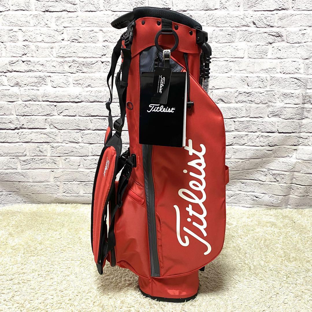 タイトリスト Titleistラウンド セルフ スタンドキャリー レッド
