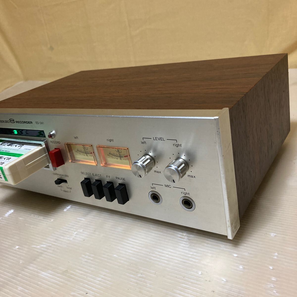 Yahoo!オークション - VICTORビクター8トラックテープデッキED-241再生