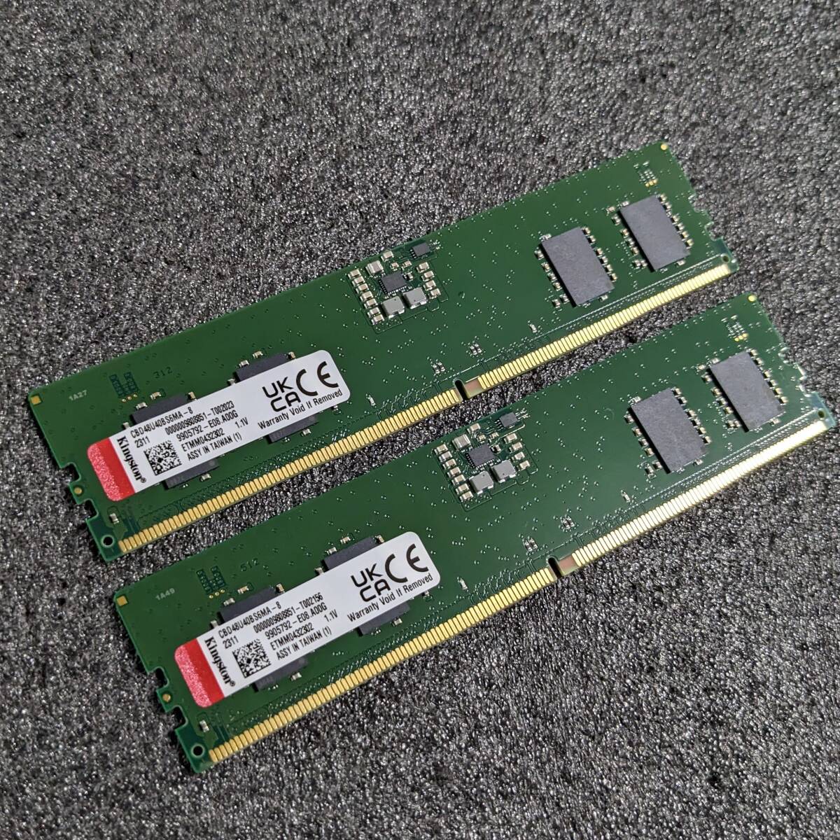 DDR5メモリ 16GB(8GB2枚組) Kingston CBD48U40BS6MA-8 [DDR5-4800 PC5