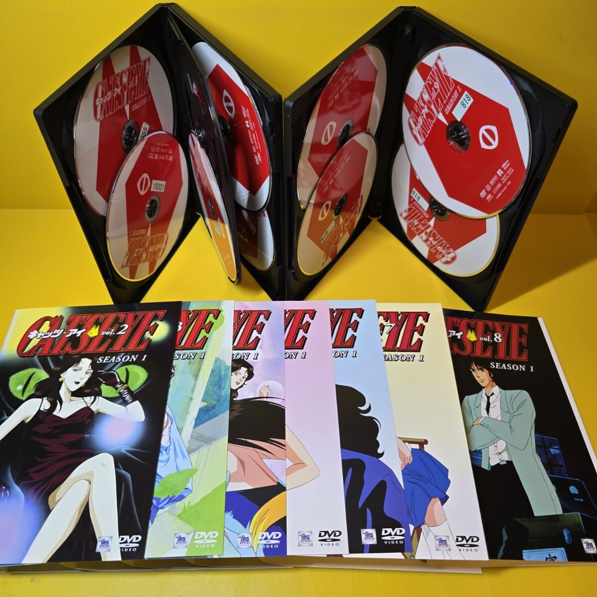 新品ケース交換済み キャッツアイ シーズン1&2 DVD全18巻セット｜Yahoo