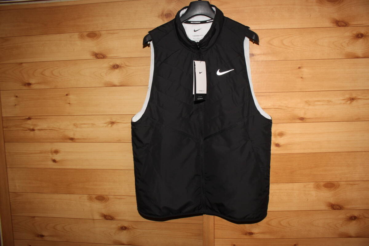 未使用 メンズM 黒 ナイキ NIKE ベストジャケット TF SYNFL RPL