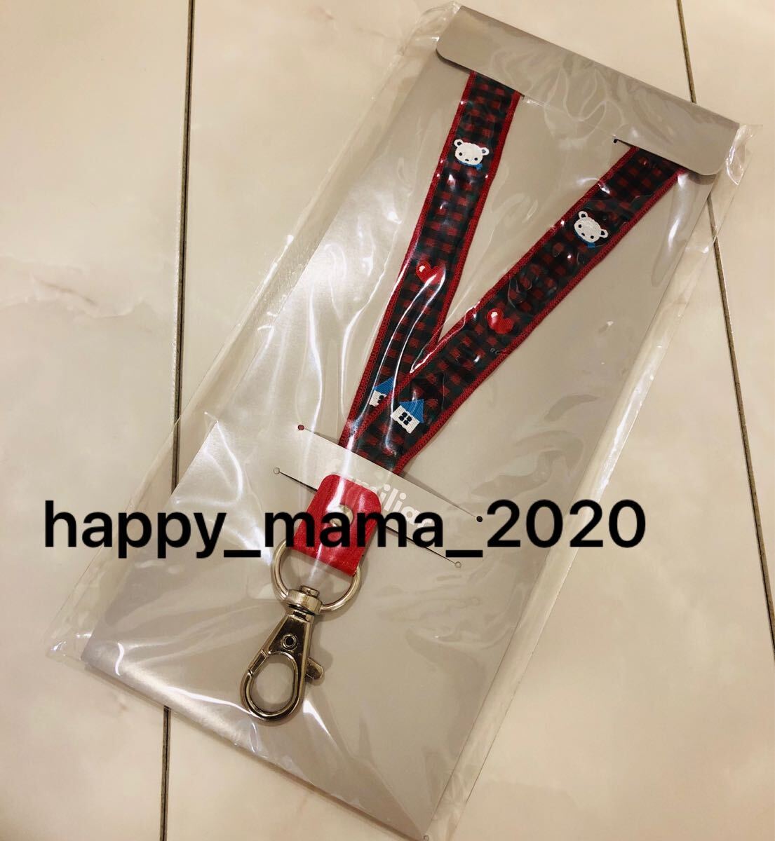 新品未使用 familiar ファミリア ネックストラップ ネック ストラップ